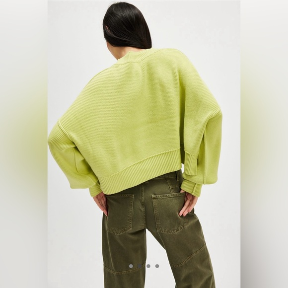 Free People- Easy Street Cropped Pullover - Picture 3 of 6